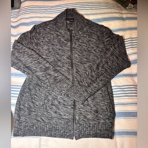 Men’s Charcoal zip up sweater